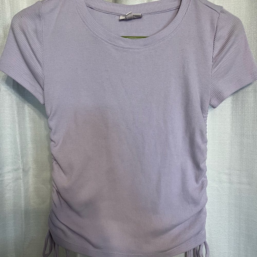 Lavender Ruched Women's Top